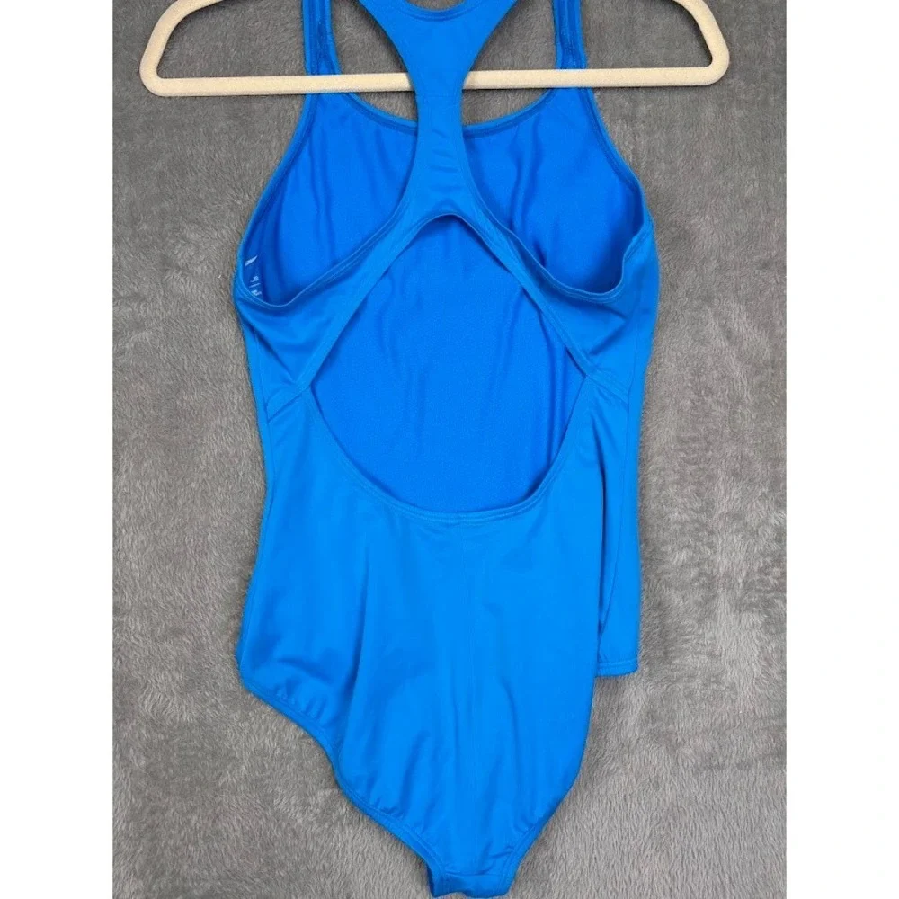 Nike Girls XL Blue Racerback One‎ Piece Swimsuit Athletic Training Swimwear